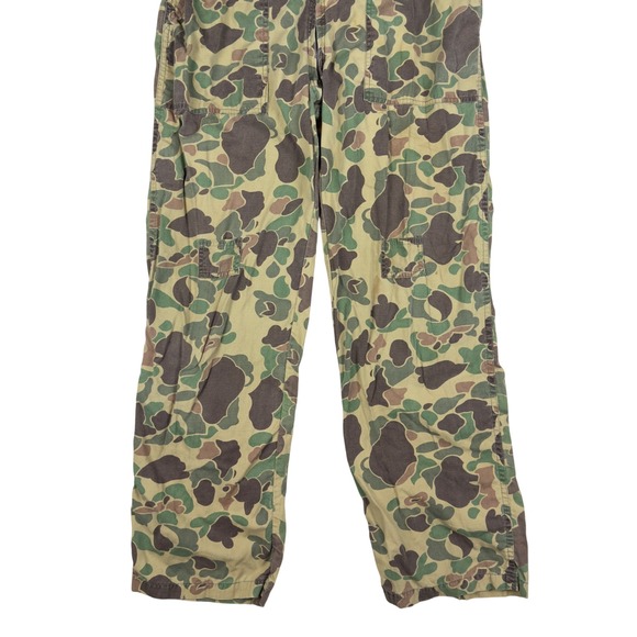 Vintage Sears Duck Camo Coveralls Mens M 1950s Field Tested Hunting USA - Picture 4 of 10